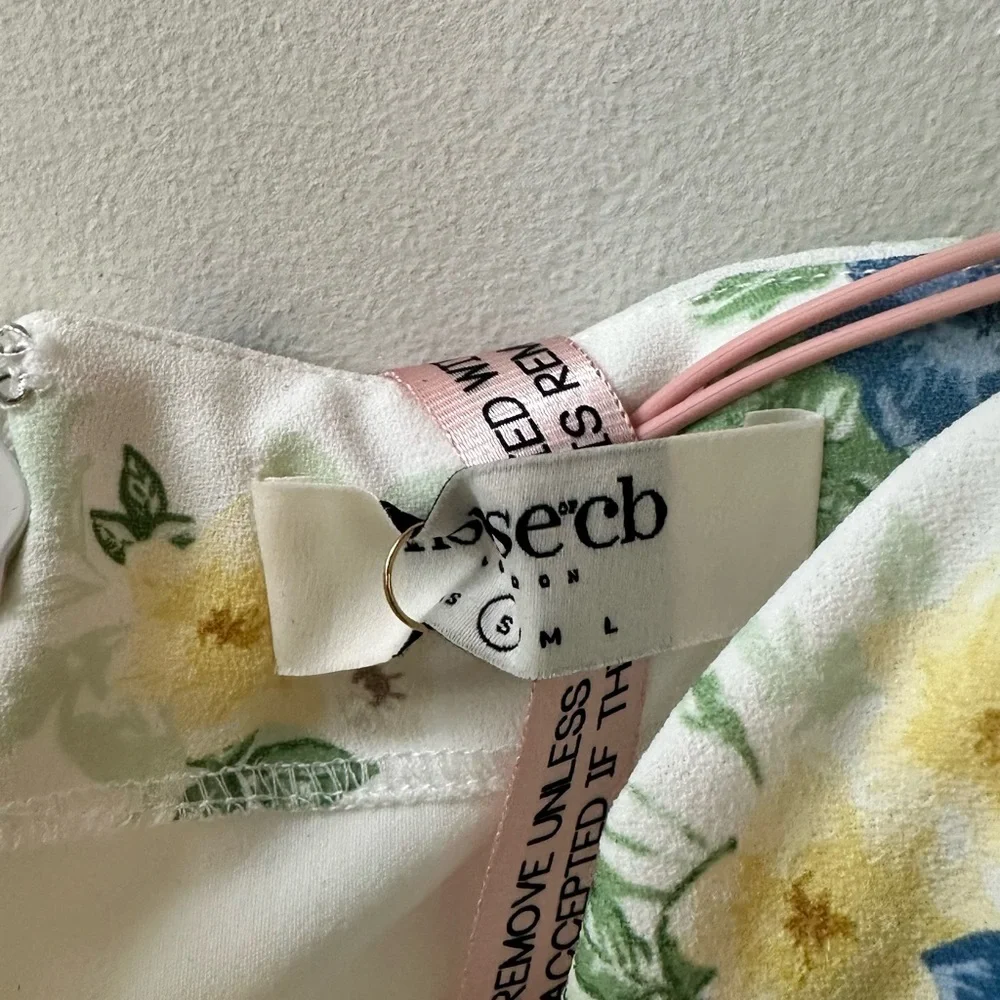 510. 🆕 House of CB Carina Floral Midi Dress 15” P2P, Size S - Picture 12 of 13